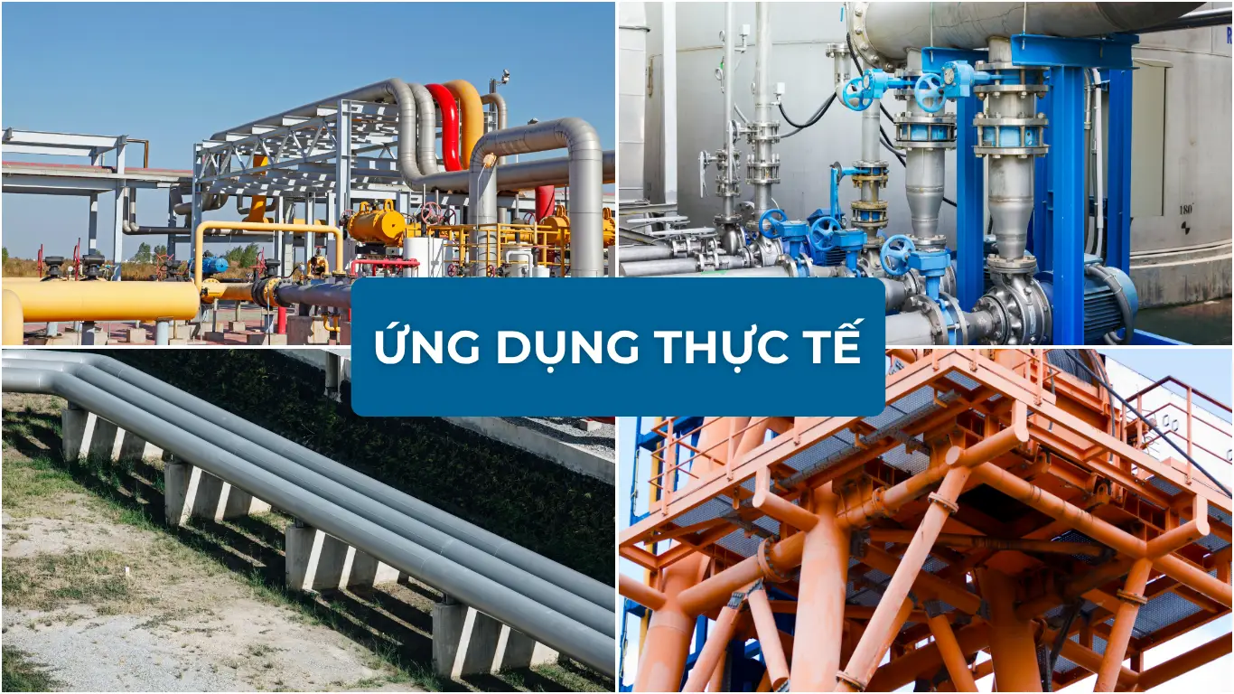 Ứng dụng thực tế của ống thép đúc mạ kẽm