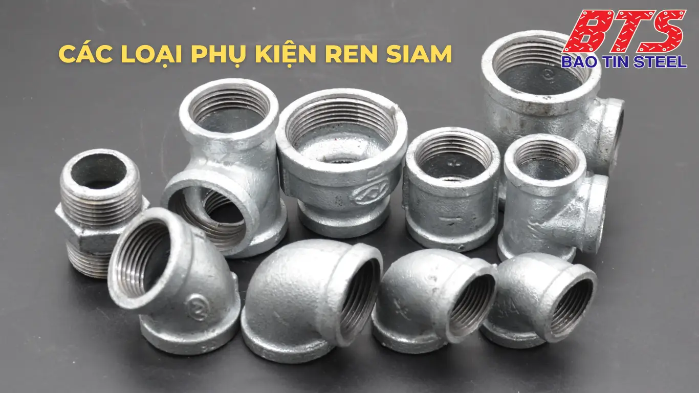 Các loại phụ kiện ren Siam phổ biến
