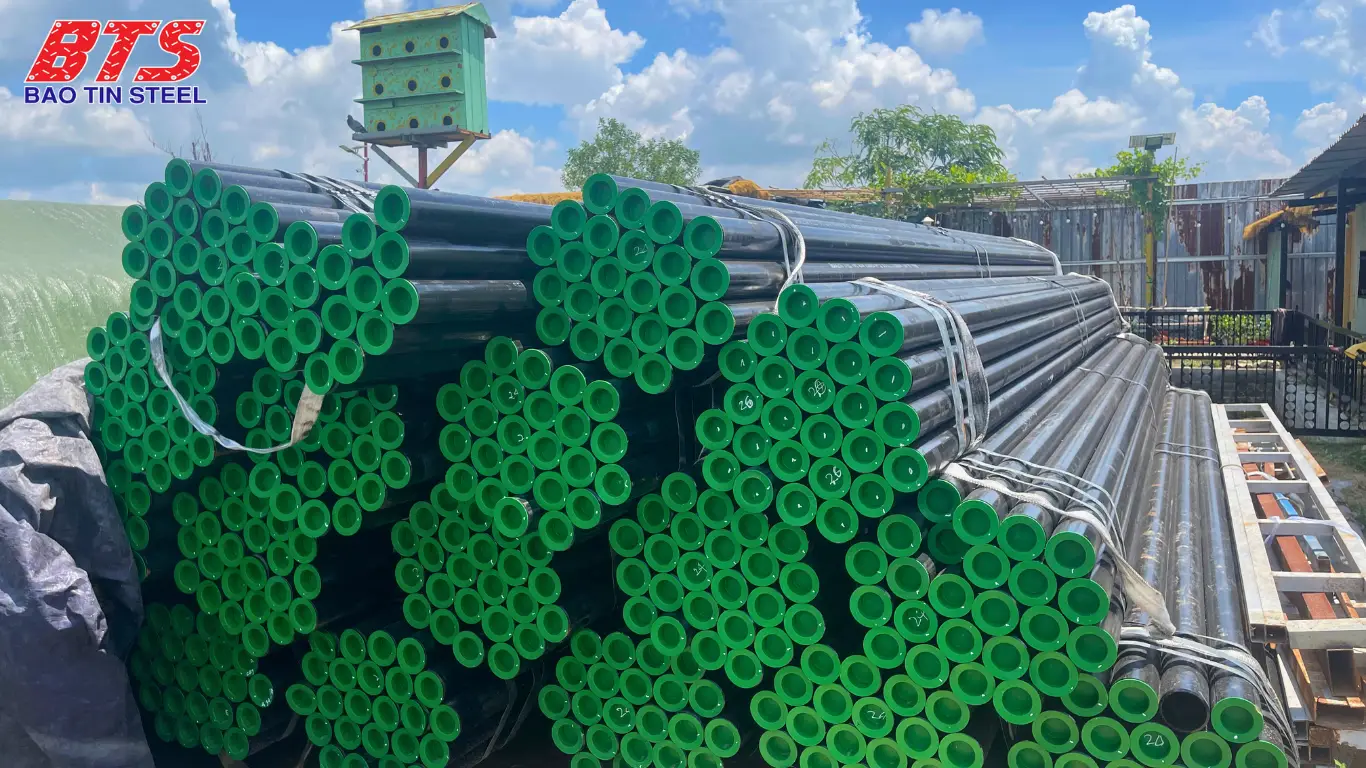 Ống thép đúc DN100 tại kho Bảo Tín