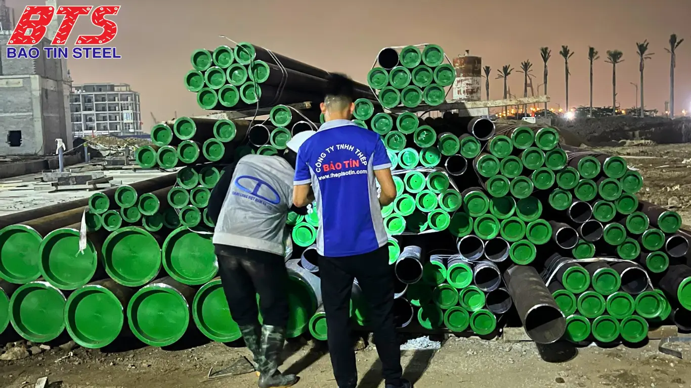 Ống thép đúc DN80 do Thép Bảo Tín cung cấp