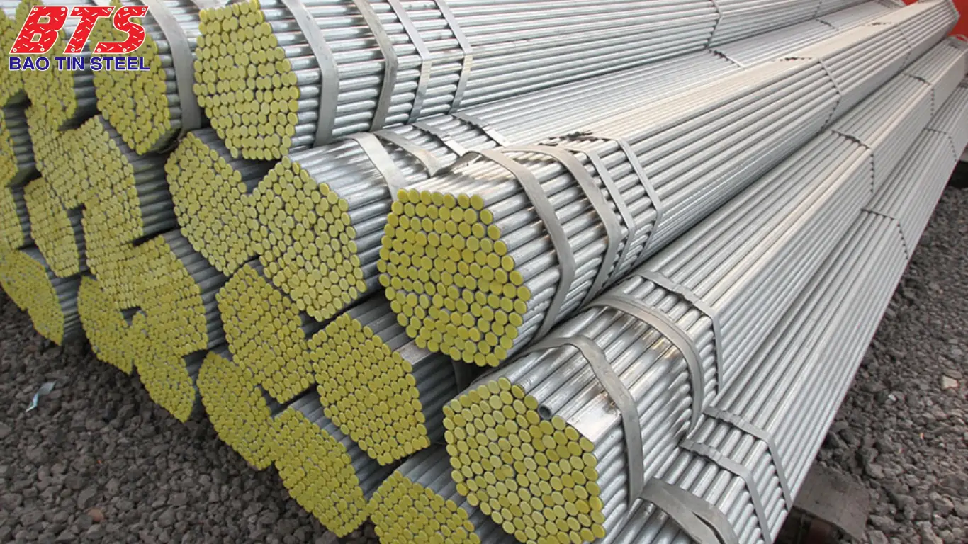 ống thép đúc mạ kẽm tại Bình Dương