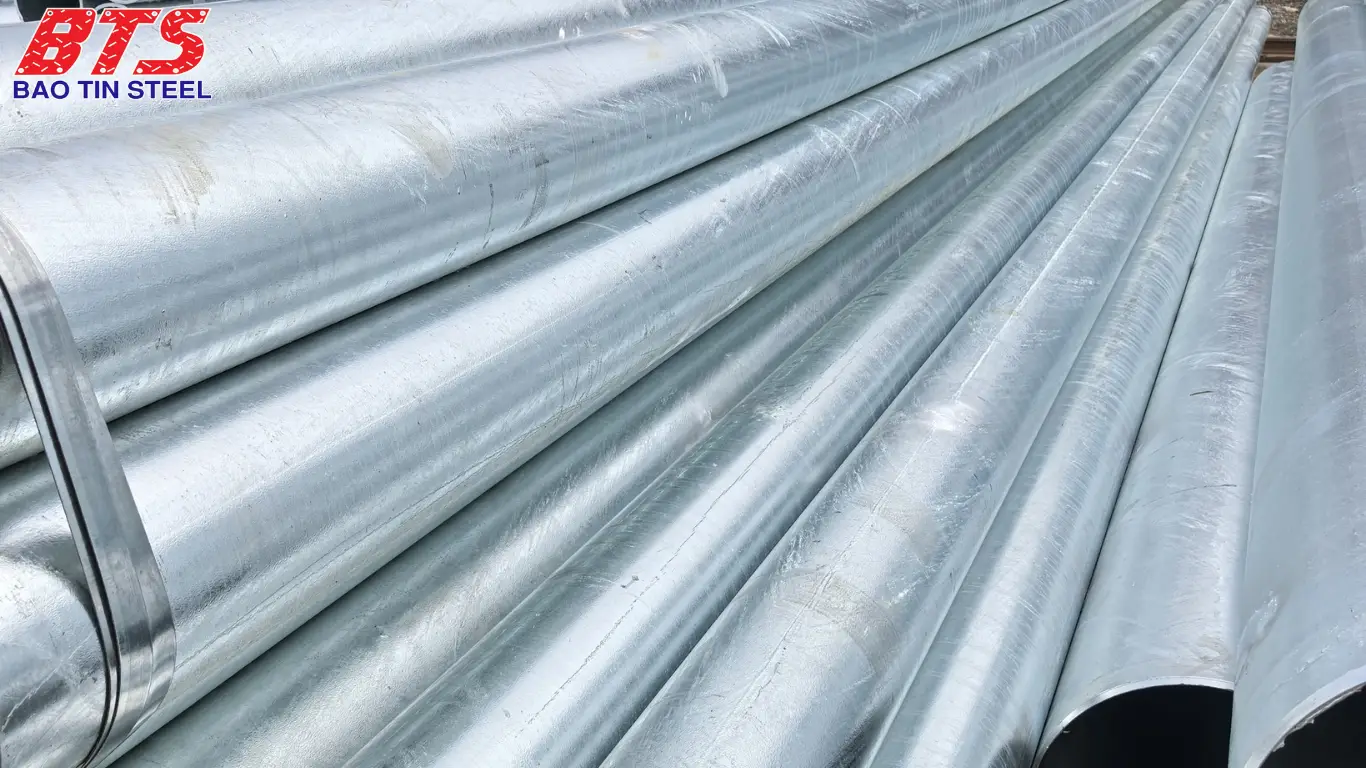 Ống thép đúc mạ kẽm do Thép Bảo Tín cung cấp