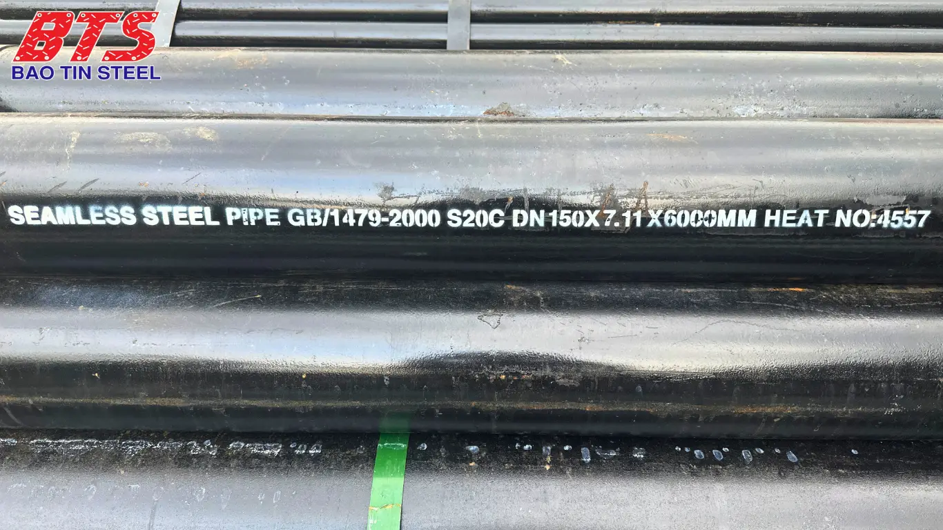Thông số kỹ thuật ống thép đúc phi 168