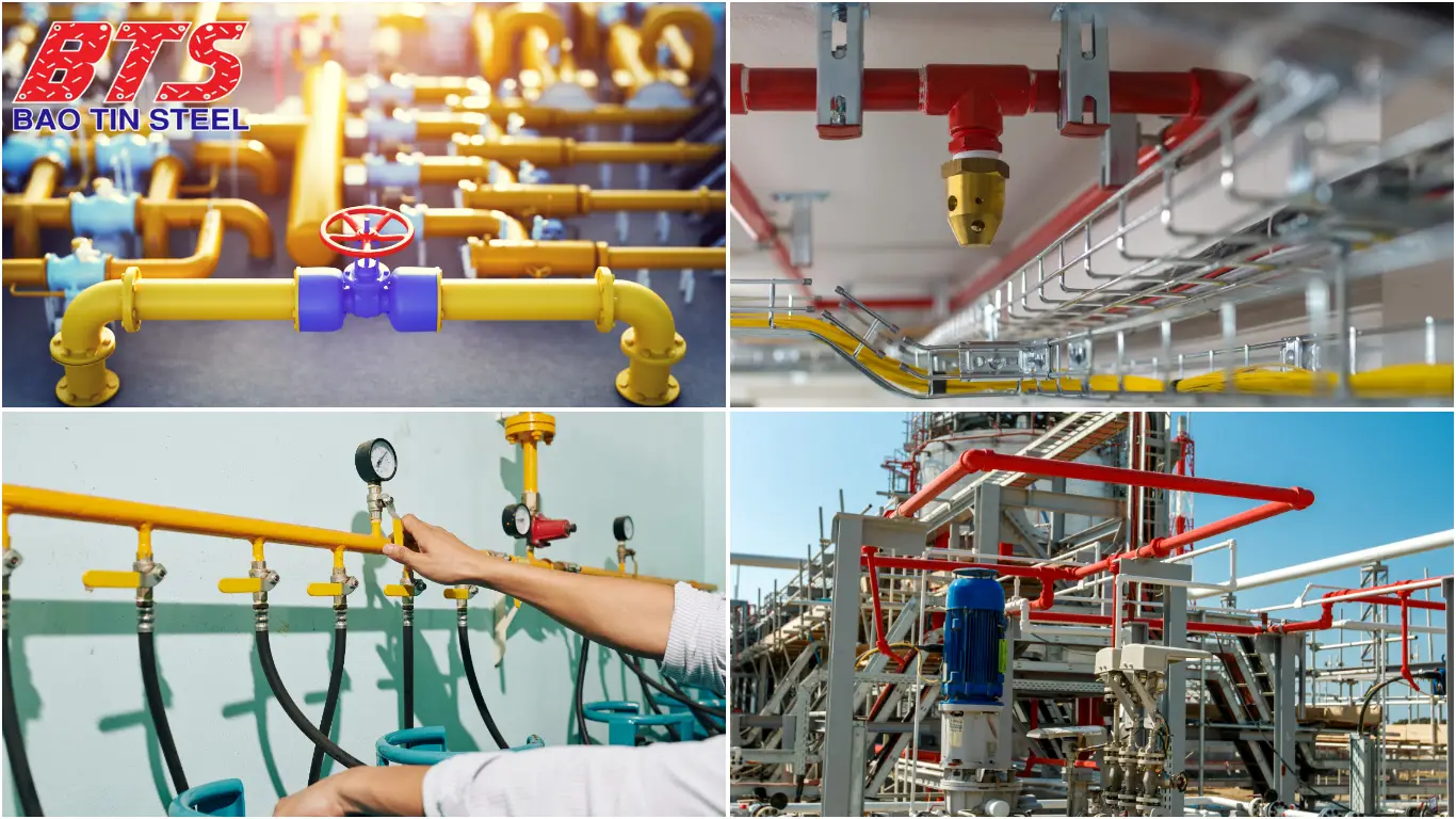 Ứng dụng của ống thép đúc DN15