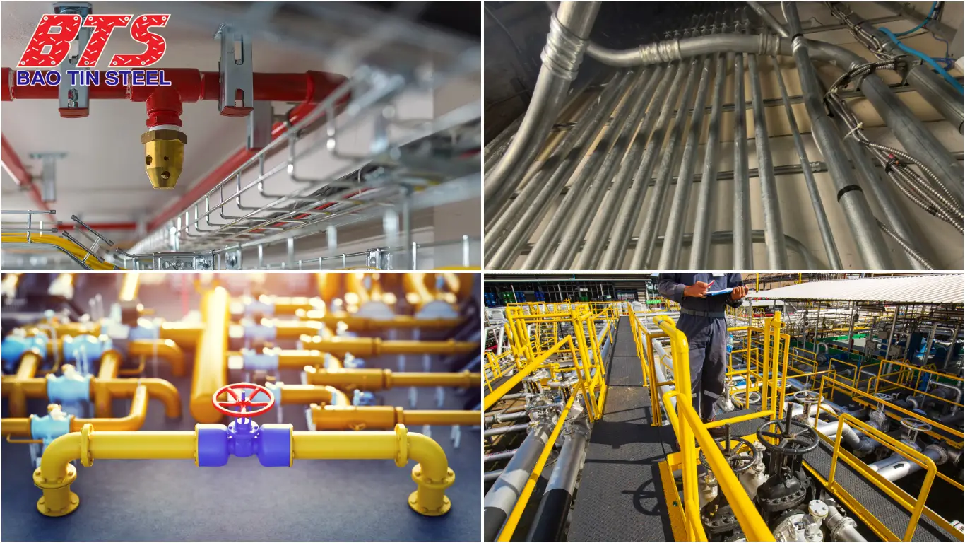 Ứng dụng thực tế của ống thép đúc DN20