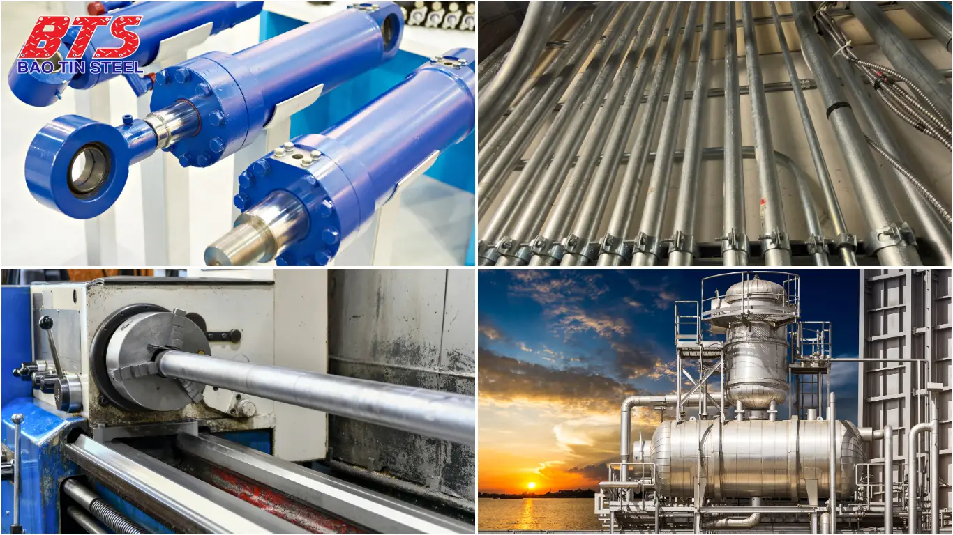 Ứng dụng thực tế của ống thép đúc DN50