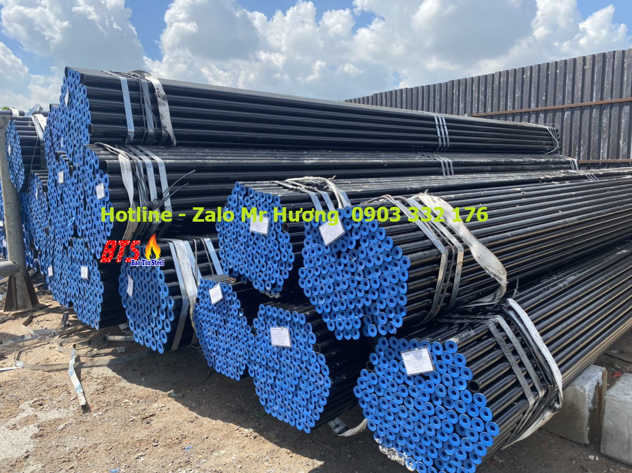 Ống thép đúc DN100, phi 114, 4 Inch tiêu chuẩn ASTM