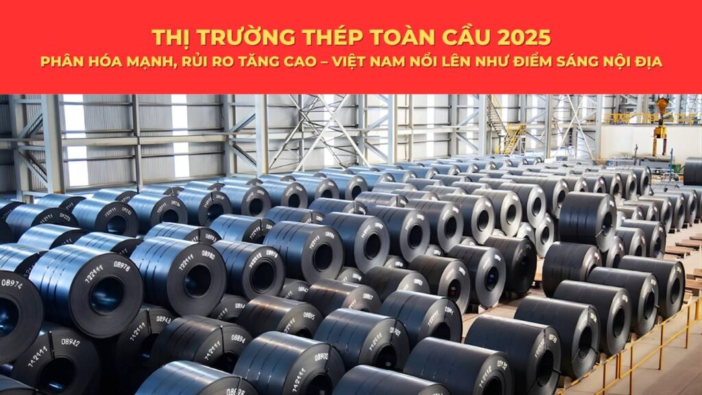 Tình hình thị trường thép toàn cầu tháng 11/2025