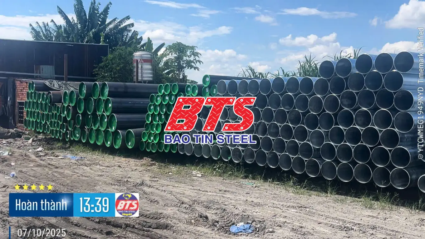 Ống thép đúc tại kho Hóc Môn - Thép Bảo Tín