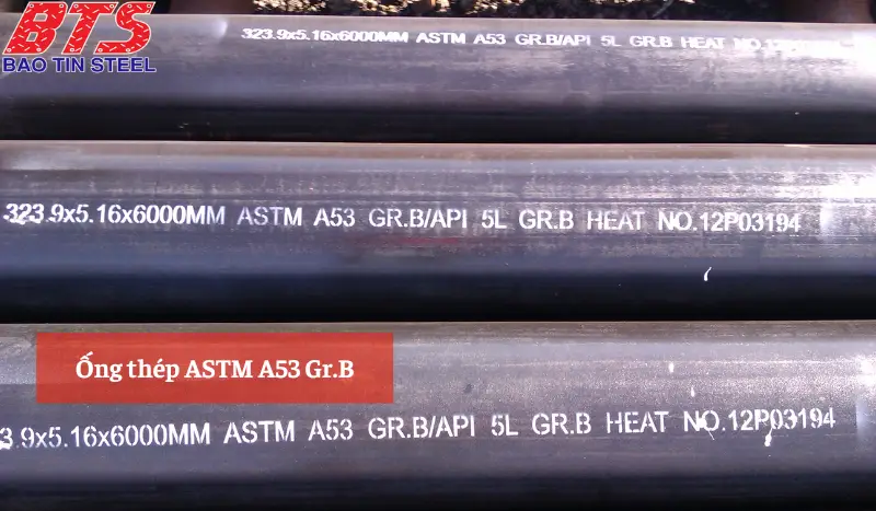 Ống thép đúc tiêu chuẩn ASTM A53