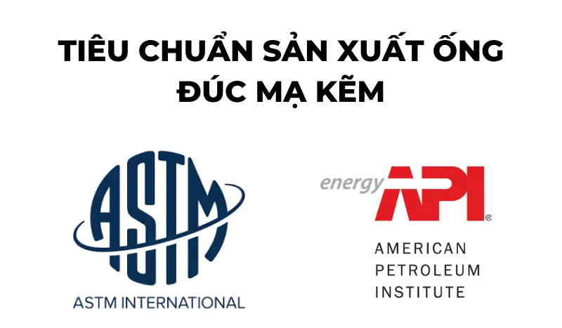 Tiêu chuẩn ASTM và tiêu chuẩn API 5L của ống thép đúc mạ kẽm Tiêu chuẩn ASTM và tiêu chuẩn API 5L của ống thép đúc mạ kẽm