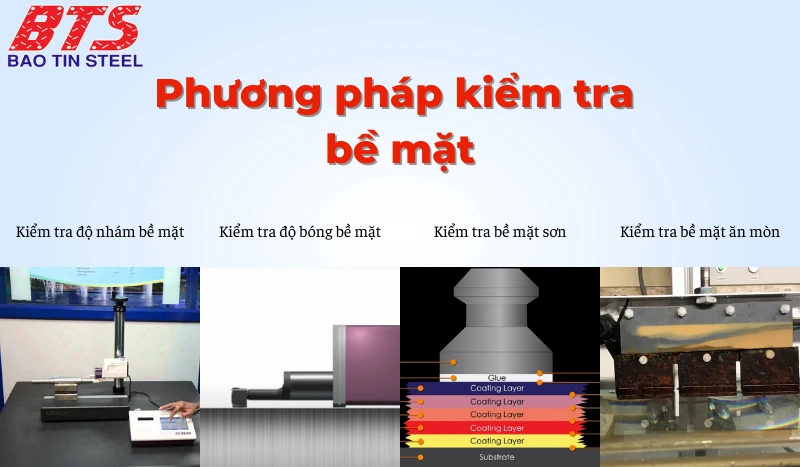 Phương pháp kiểm tra bề mặt Phương pháp kiểm tra bề mặt