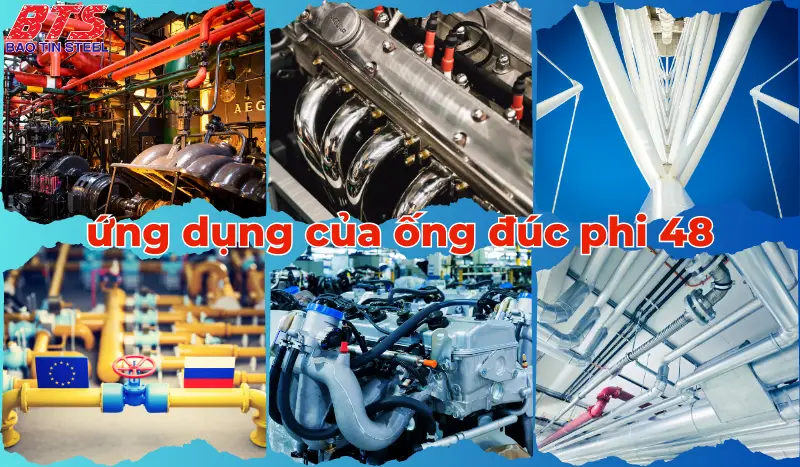 Ứng dụng của ống đúc phi 48