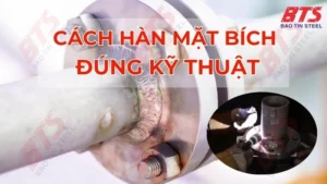 Cách hàn mặt bích