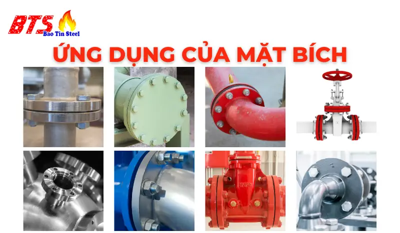 Ứng dụng của mặt bích inox 