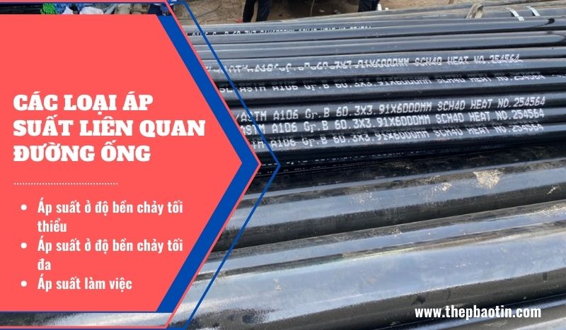 Các loại áp suất liên quan hệ thống đường ống